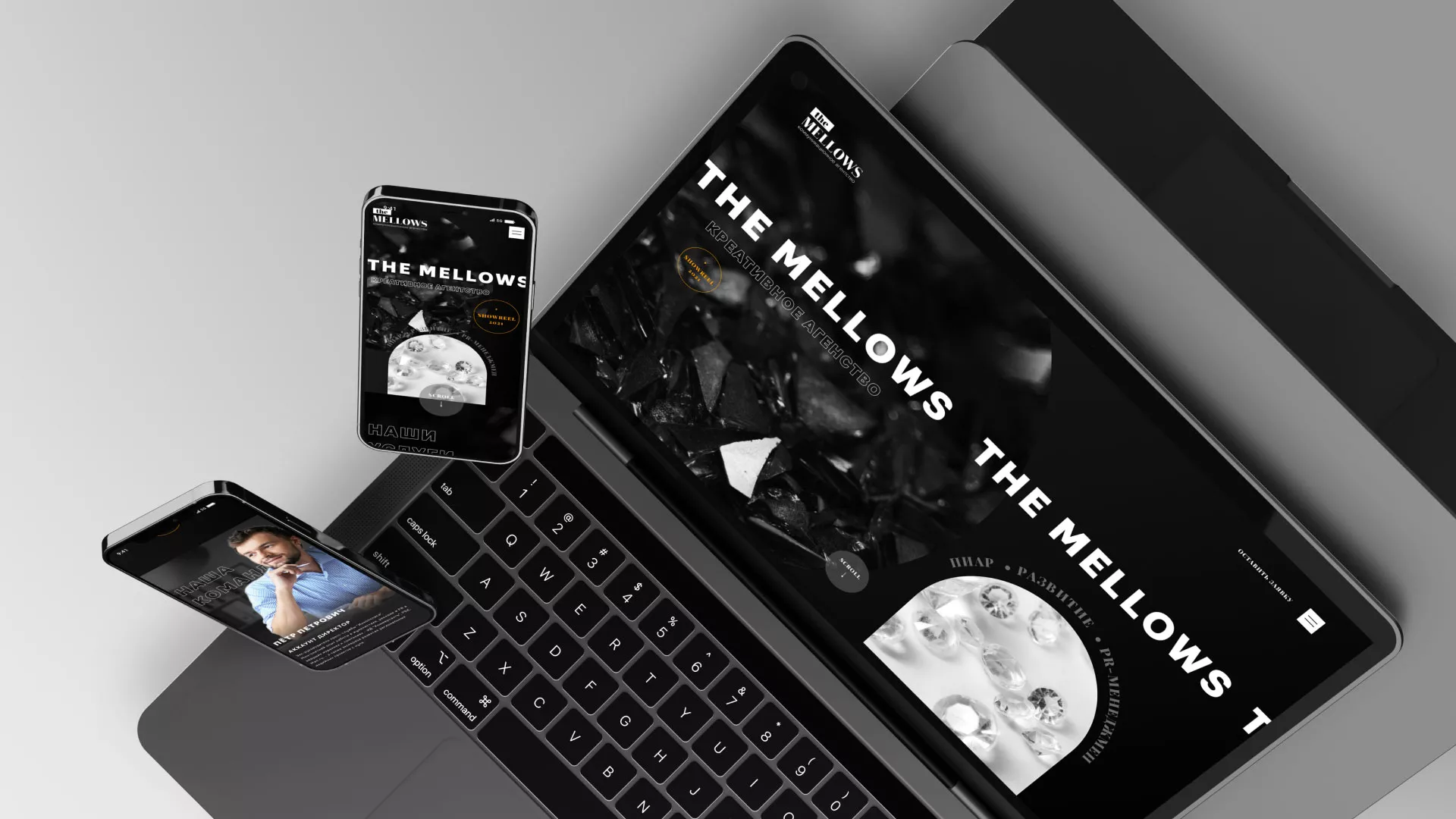 Разработка сайта креативного агентства «The Mellows» в Липках