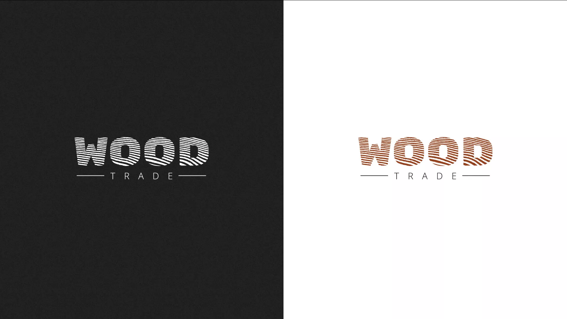 Разработка логотипа для компании «Wood Trade» в Липках