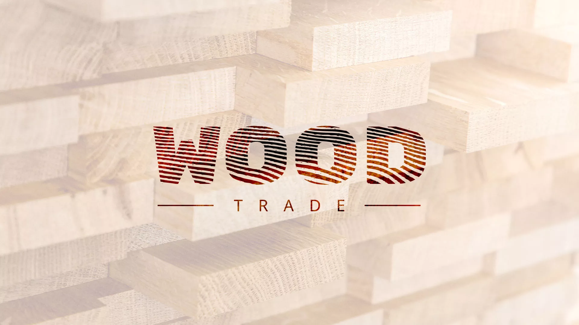 Разработка логотипа для компании «Wood Trade» в Липках