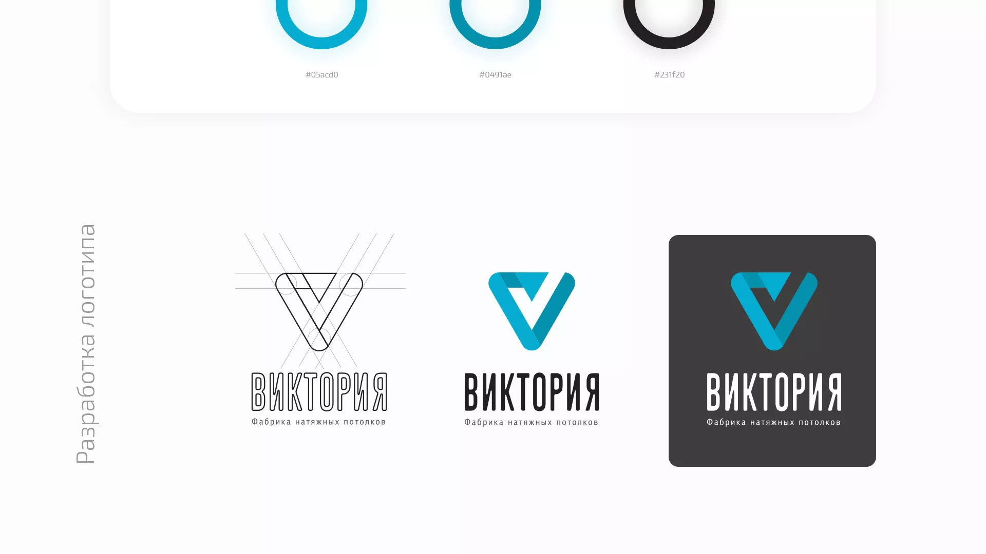 Разработка фирменного стиля компании по продаже и установке натяжных потолков в Липках